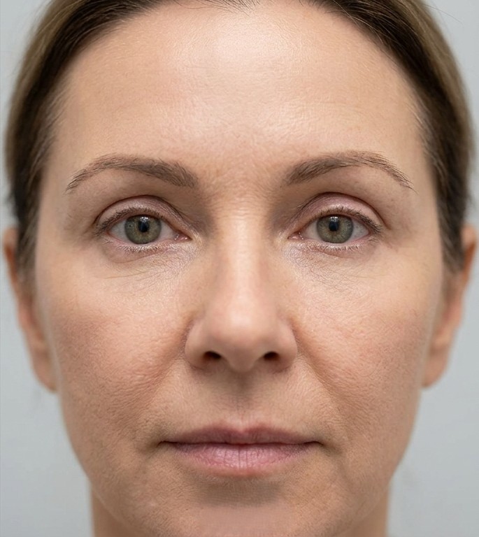 Resultado después de blefaroplastia superior e inferior
